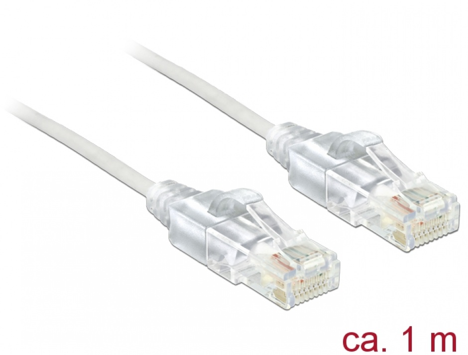 Cablu RJ45 Cat.6 UTP Slim 1m Delock