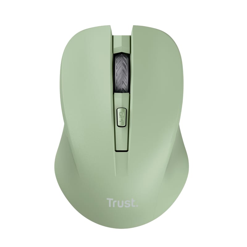 Mouse Wireless Trust Mydo 1800 DPI, 4 Butoane, Verde - imagine 2