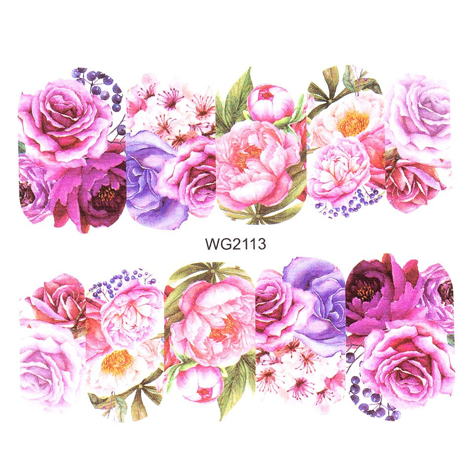 Tatuaj Unghii LUXORISE Flower Rave WG2113