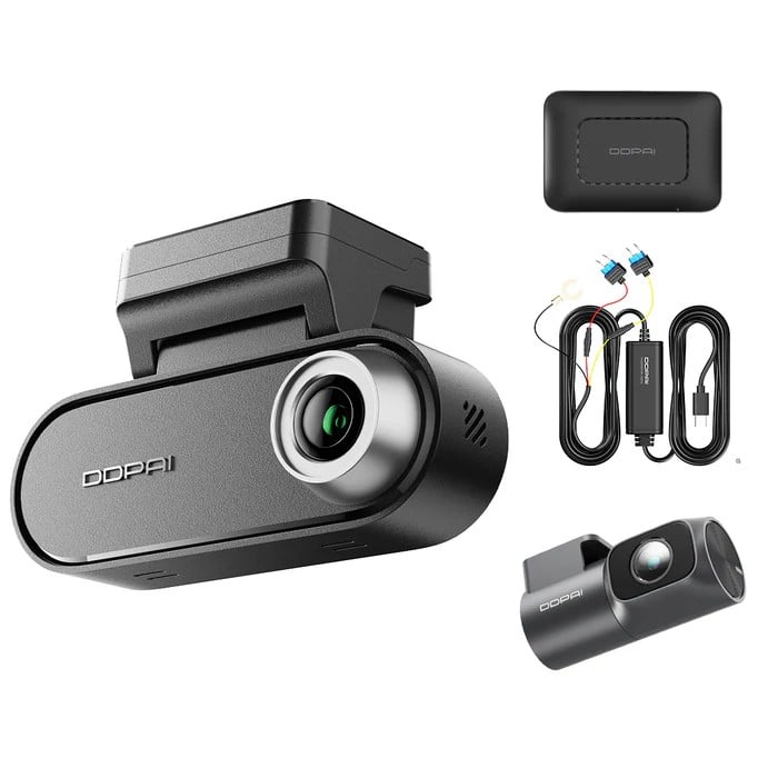 Cameră Auto Duală DDPAI N5 Dual 2026, 4K cu 4G și GPS