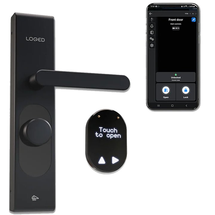 LOQED Yala Inteligenta Neagra Shelly | Touch Smart