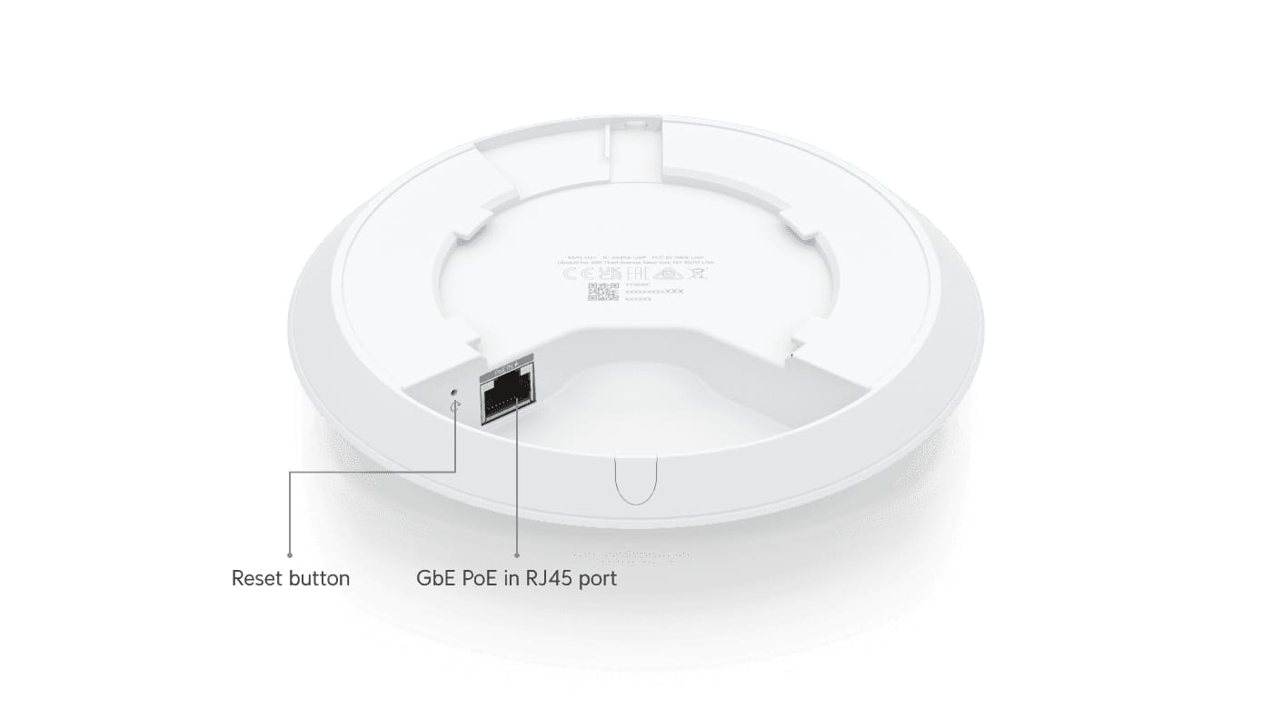 Access Point Ubiquiti UniFi U6+ WiFi 6 3Gbps Gigabit PoE - imagine 12