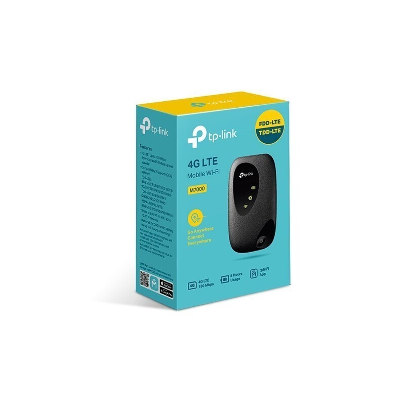 Router Portabil 4G TP-Link M7000 - 150 Mbps, 10 Dispozitive - imagine 2