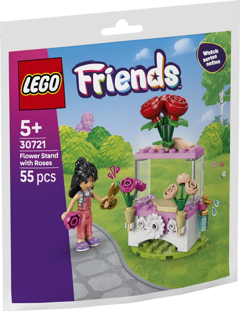 LEGO 30721 Stand cu Trandafiri - Set Creativ pentru Copii - imagine 3