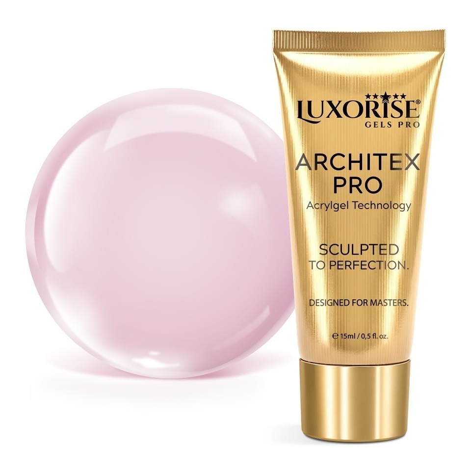 Polygel LUXORISE ARCHITEX PRO - Rare Sensations Collection, Petal Flame, 15ml