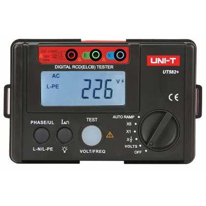 Tester RCD Uni-T UT582+ | Verificare Siguranță Circuit