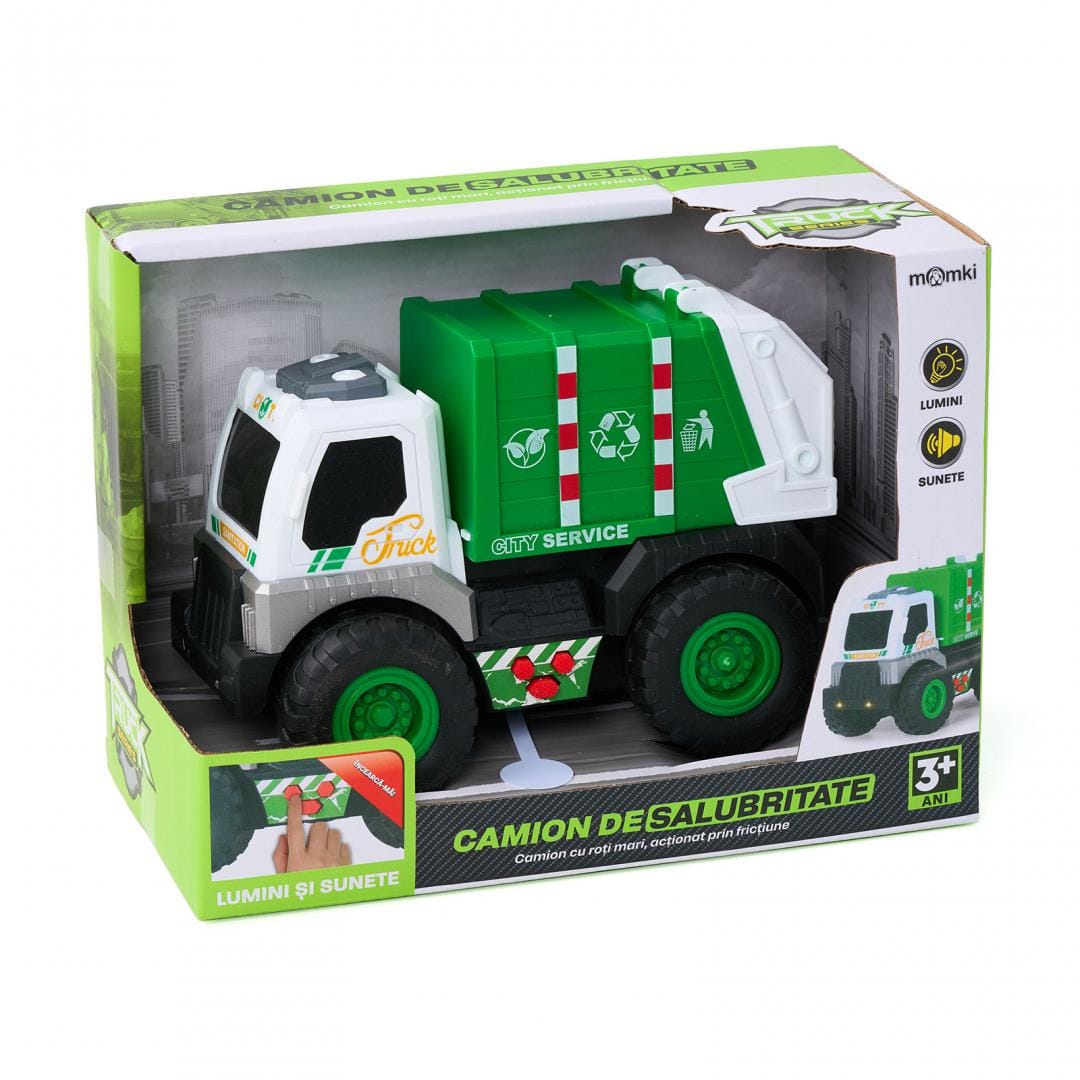 Camion Salubritate Momki - Lumini, Sunete si Detalii Mobile - imagine 4