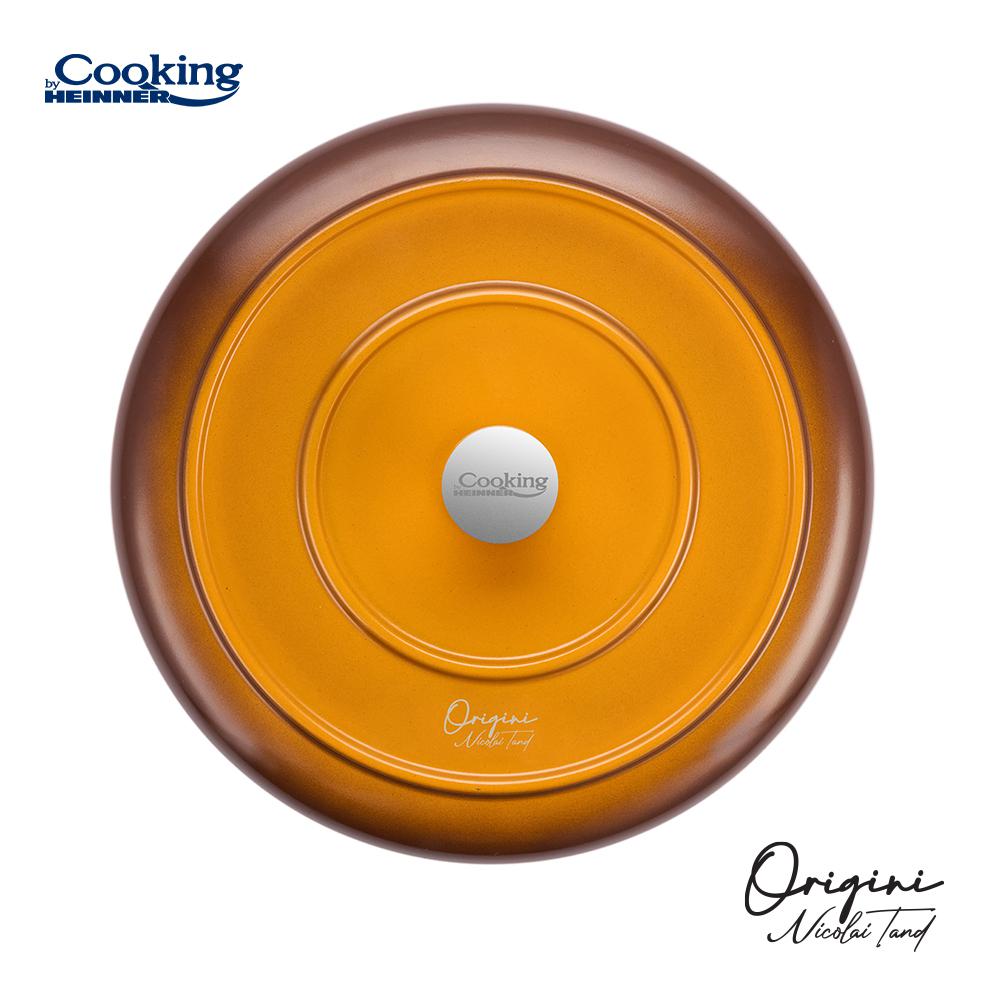 Cratiță Aluminiu Turnat 26cm 3.4L cu Capac - Heinner Nicolai - imagine 4