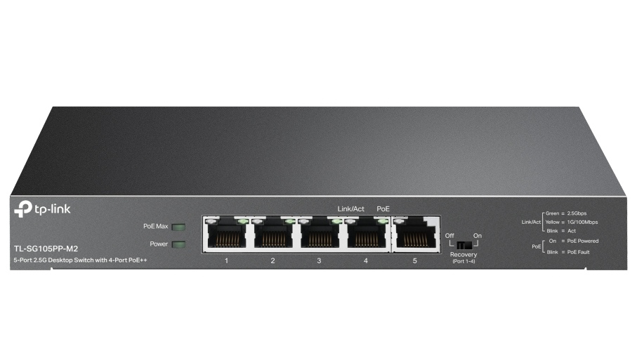 Switch TP-Link TL-SG105PP-M2 5 Porturi PoE++