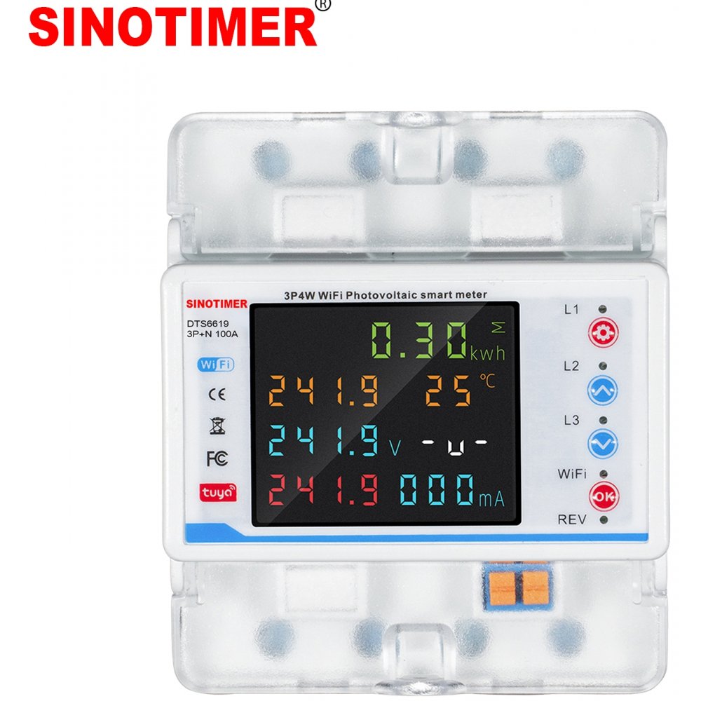 Contor Smart WiFi Trifazic Sinotimer 100A DTS6619