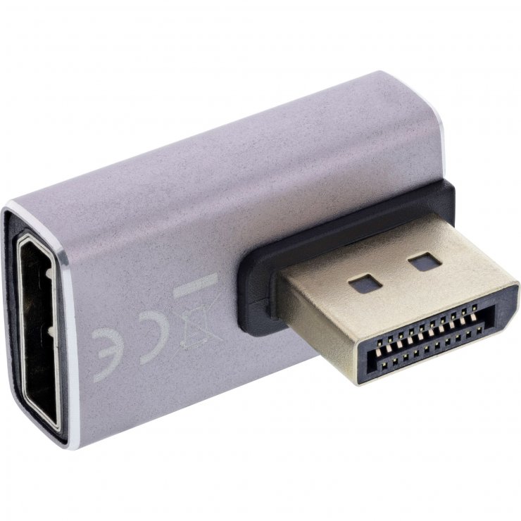Adaptor Displayport 8K 90° Dreapta InLine