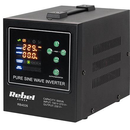 UPS Rebel RB-4026 12V, 500VA, Protecție Centrale