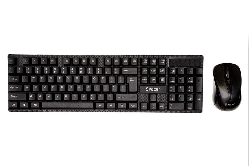 Kit Tastatura si Mouse Wireless Spacer SPDS-1100 Negru - imagine 4