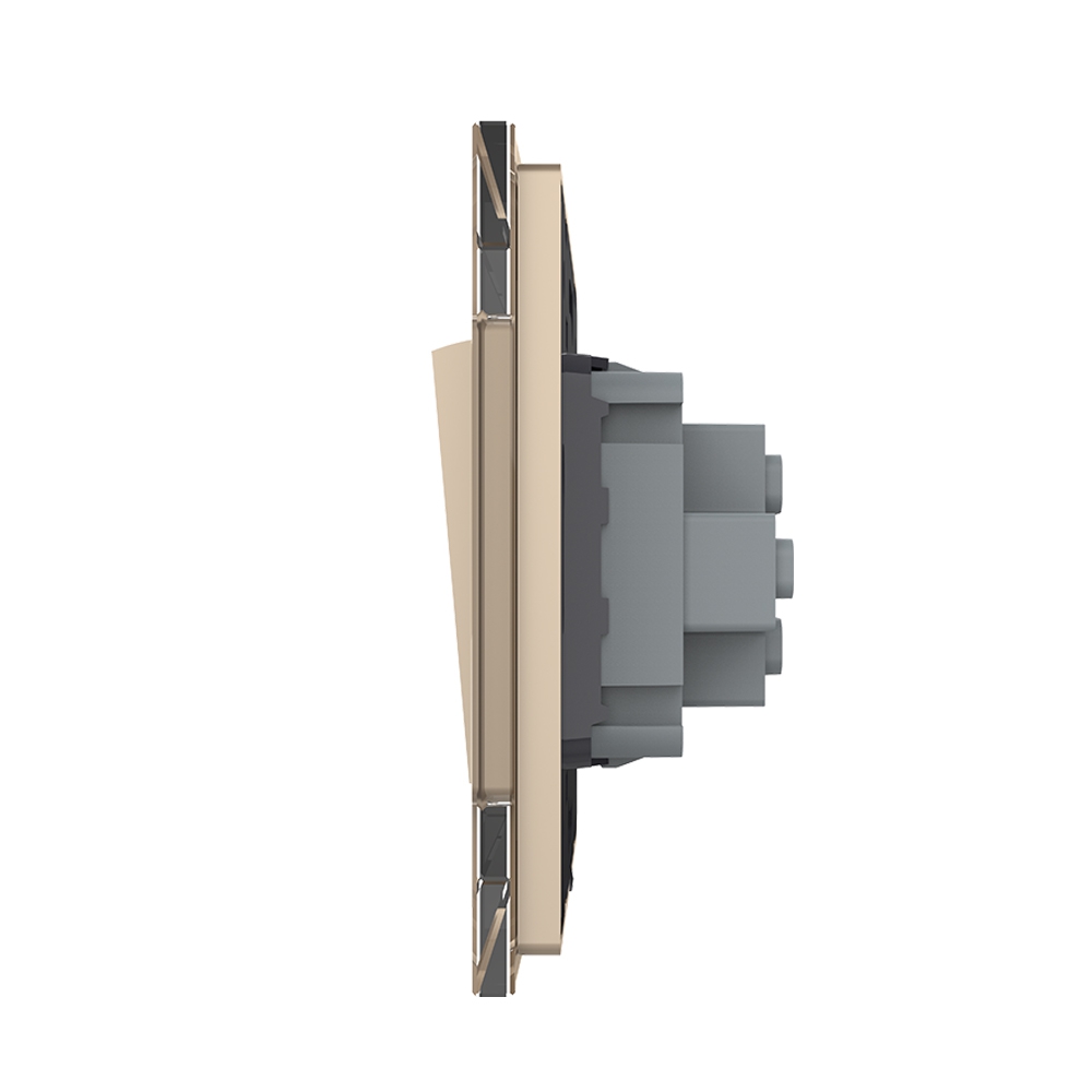 Intrerupator Livolo 2 Module Sticla Cap Scara - imagine 11