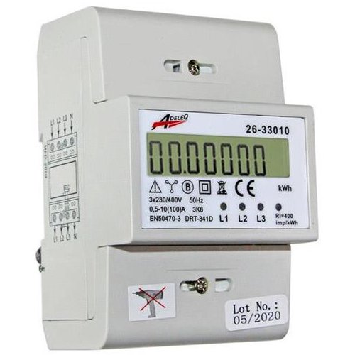 Contor Trifazic Digital Adeleq 100A