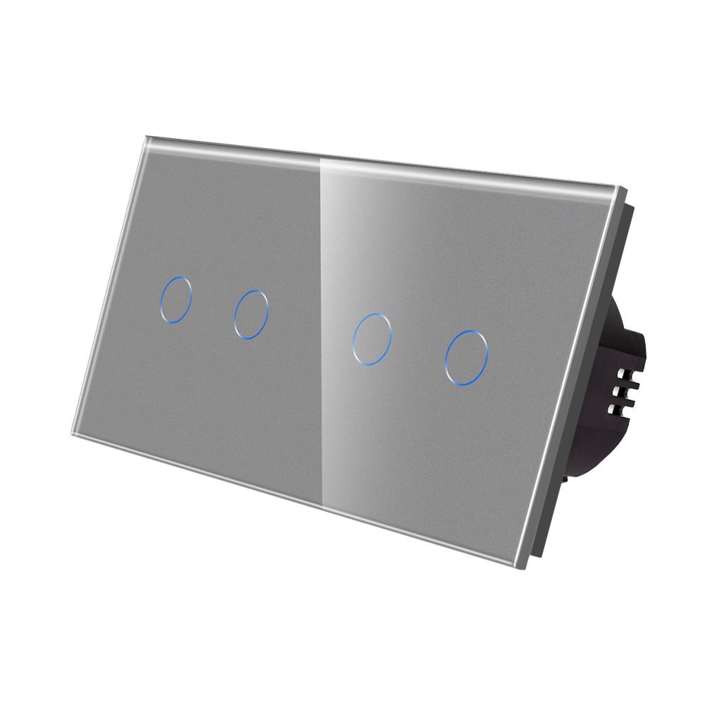 Intrerupator Dublu Touch Sticla LUXION, 10A, Modern - imagine 13