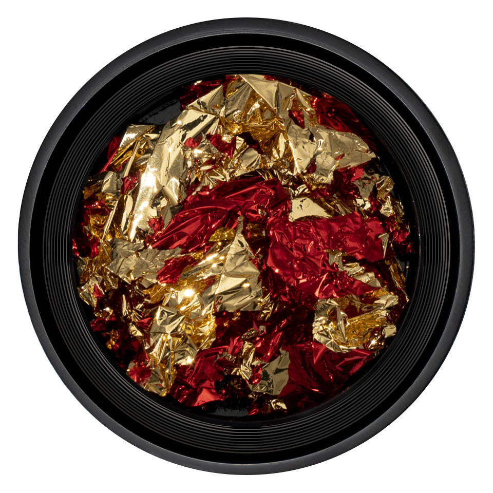 Folie Unghii Luxorise Red & Gold #07