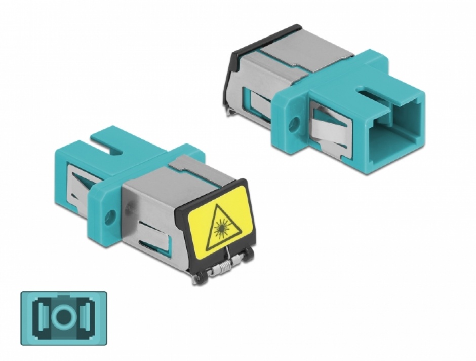 Cupla Fibra Optica Delock SC Simplex MM