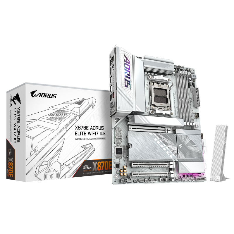 Placă de bază Gigabyte X870E AORUS ELITE WIFI7 ICE AM5