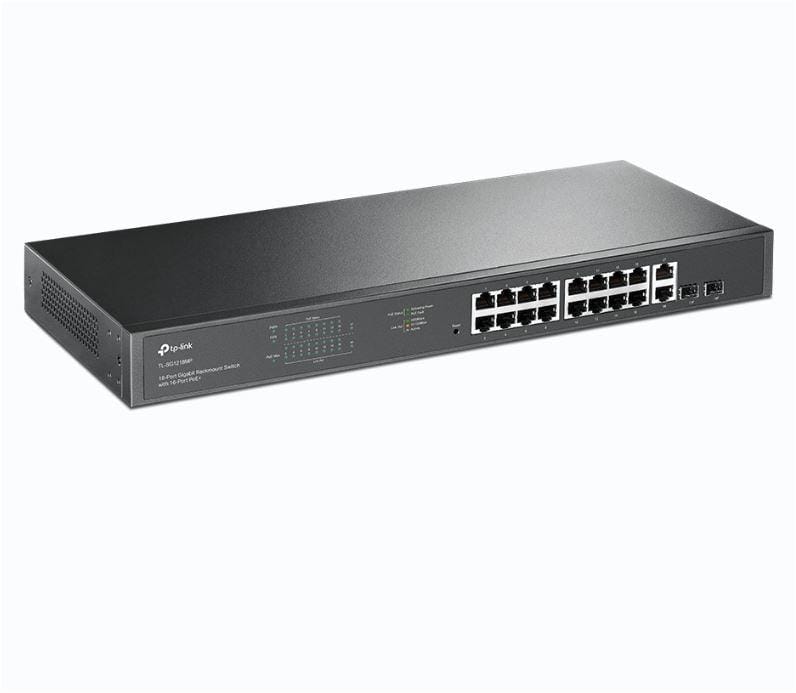Switch TP-LINK TL-SG1218MP 18 Porturi Gigabit PoE+ 250W Metal - imagine 4