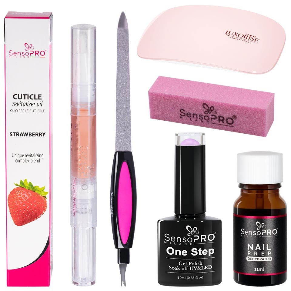 Kit Oja Semipermanenta Express cu Lampa LUXORISE