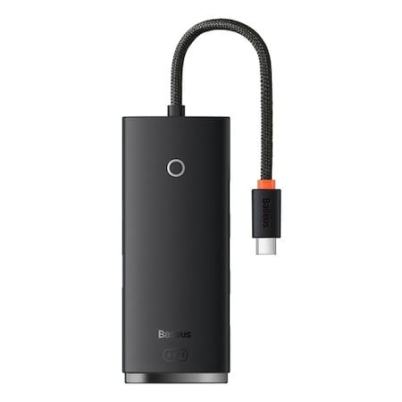 Hub USB Baseus Lite 4xUSB 3.0 Type-C, Negru