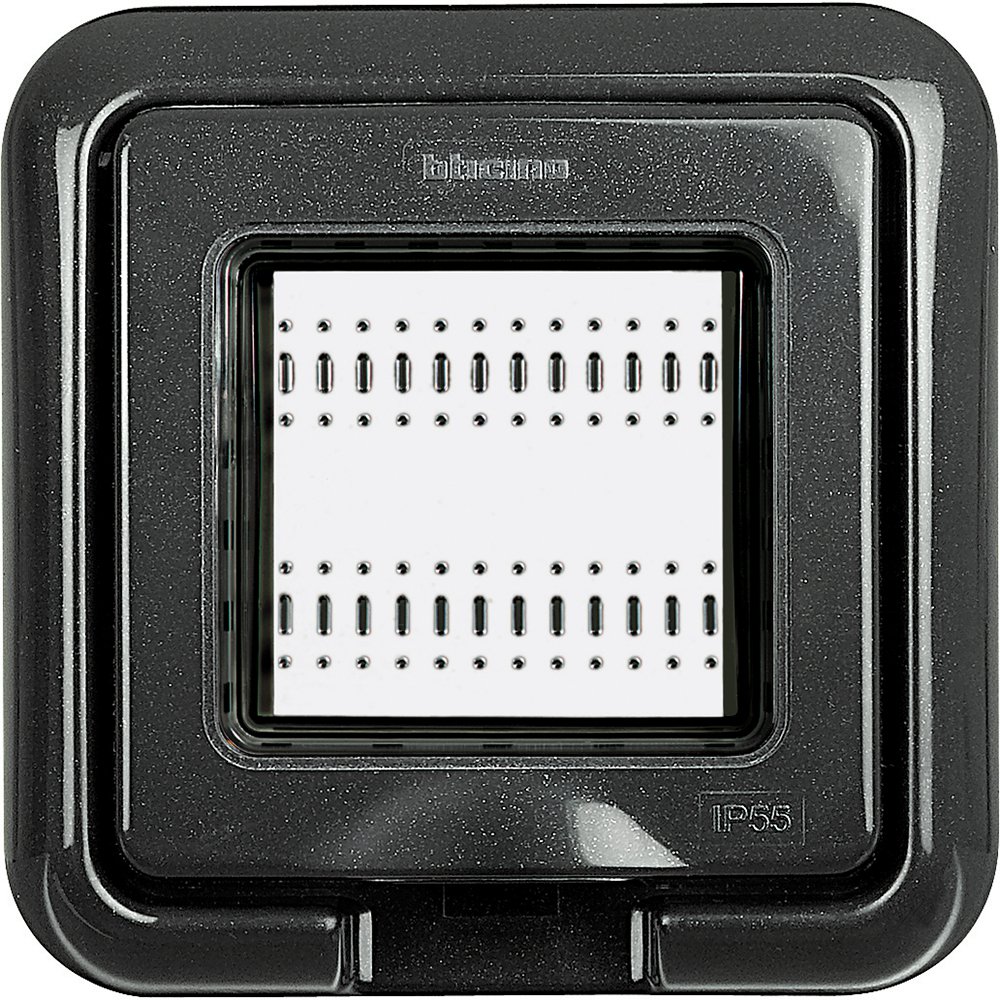 Placa Orna ment IP55 2 Mod. Bticino Antracit