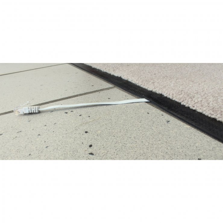 Cablu rețea RJ45 plat Cat.6 UTP 15m alb, InLine