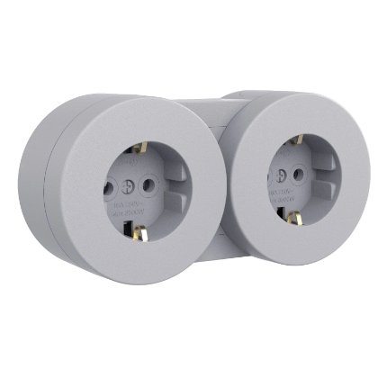 Priza Schuko dubla modulara Ovivo xOne OV00917, IP54