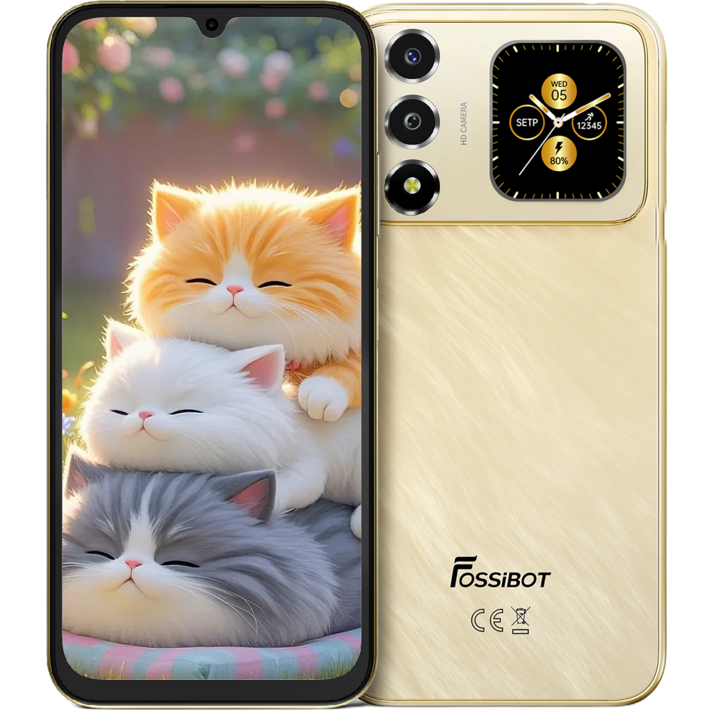 Telefon Fossibot S7, 8GB RAM, 256GB, 6.9 120Hz, Gold