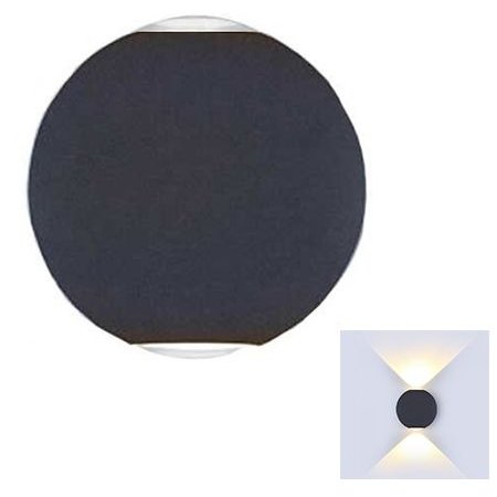 Lampa LED V-TAC 6W Alb Neutru, Negru