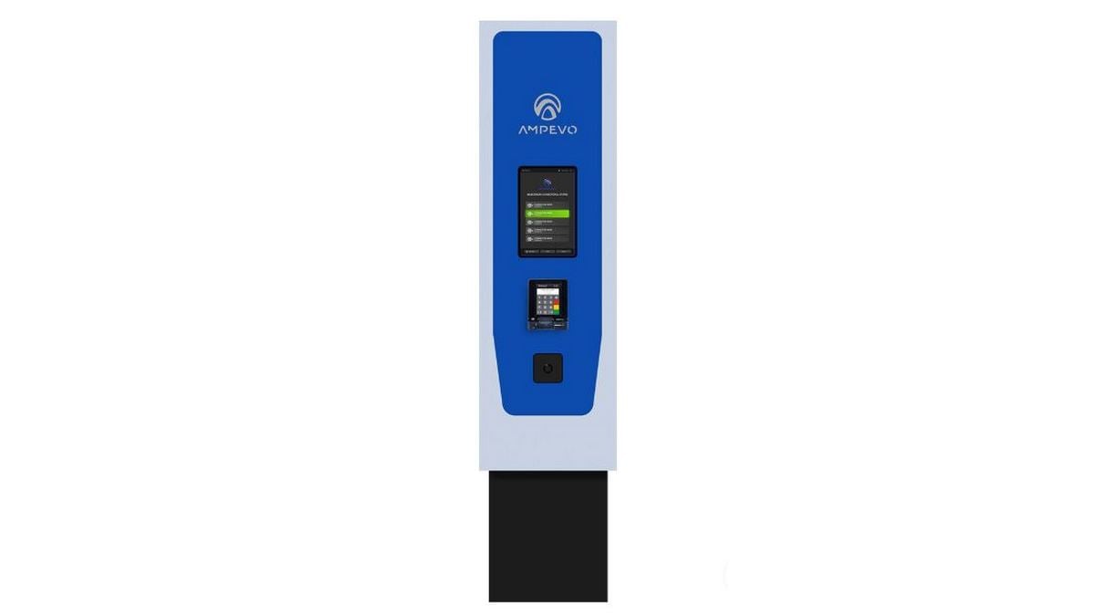 Stație încărcare mașini electrice Ampevo 2x22 kW Type 2