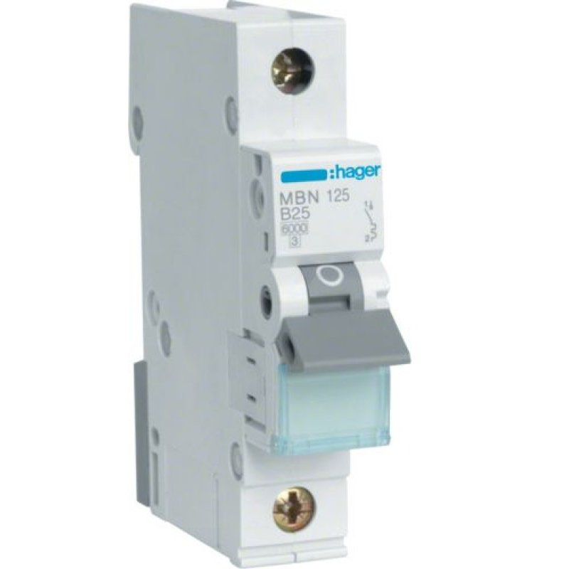 Siguranță Hager 1P 25A Curba B, 6kA