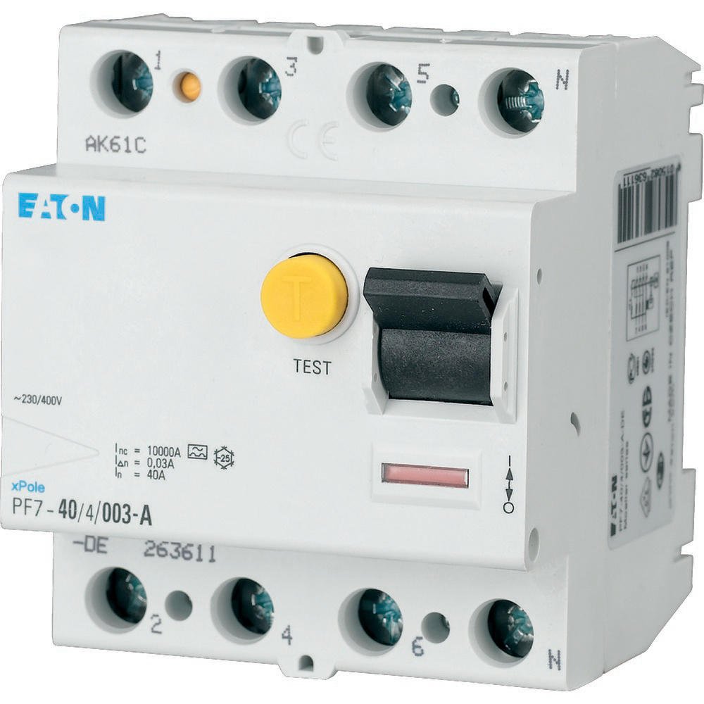 Eaton RCBO 4P 40A - Siguranță Electrică