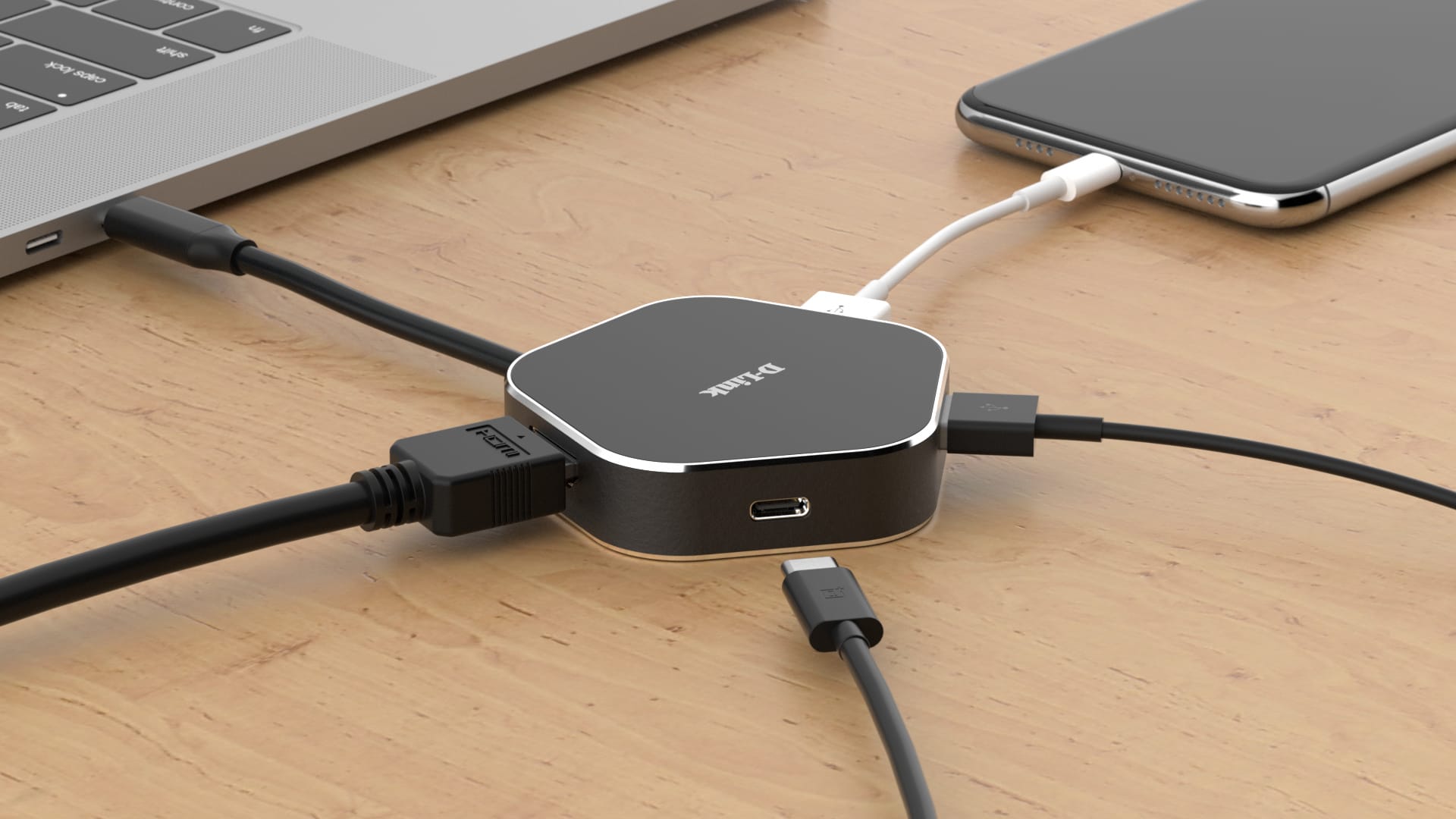 Hub USB D-Link DUB-M420 4-in-1 USB-C cu HDMI 4K și PD 60W - imagine 6