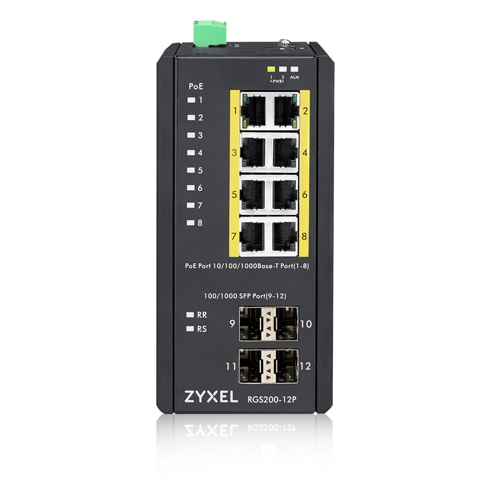 Switch Zyxel RGS200-12P PoE Managed - 12 Porturi Gigabit - imagine 7