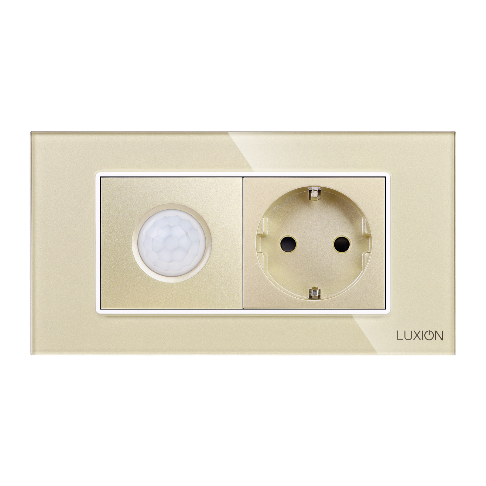 Senzor de Miscare 2M si Priza Schuko LUXION, Rama Sticla, IP44 - imagine 10
