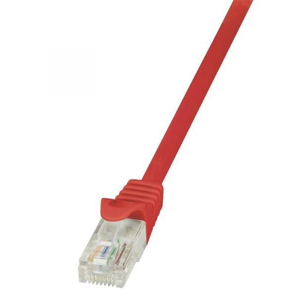 Patchcord CAT5 10M Rosu Spacer - Conectare Rapida