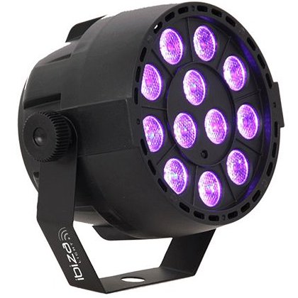 Proiector LED UV Ibiza Light PAR-MINI-UV 12x2W cu DMX