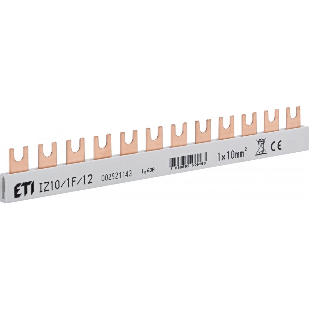 Busbar Eti 10mm² 63A Tip Furcă Izolat