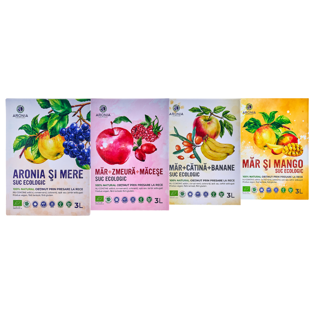 Pachet Promo 4 Sucuri ECO 3L Aronia