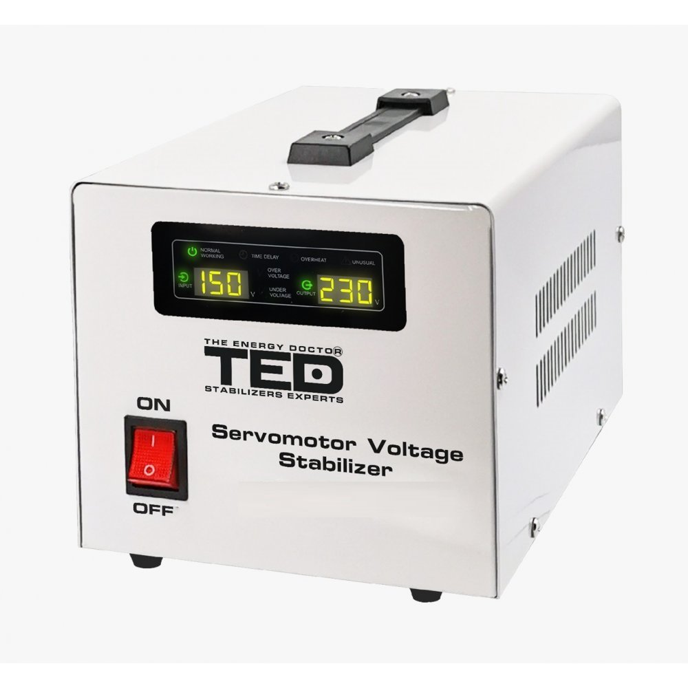 Stabilizator Ted 300W, 230V, Protecție Servomotor