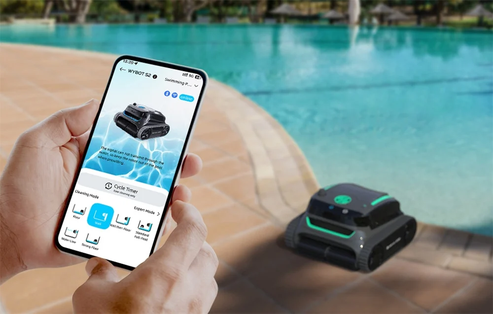 Robot de curățat piscine fără fir WYBOT S2 - imagine 8