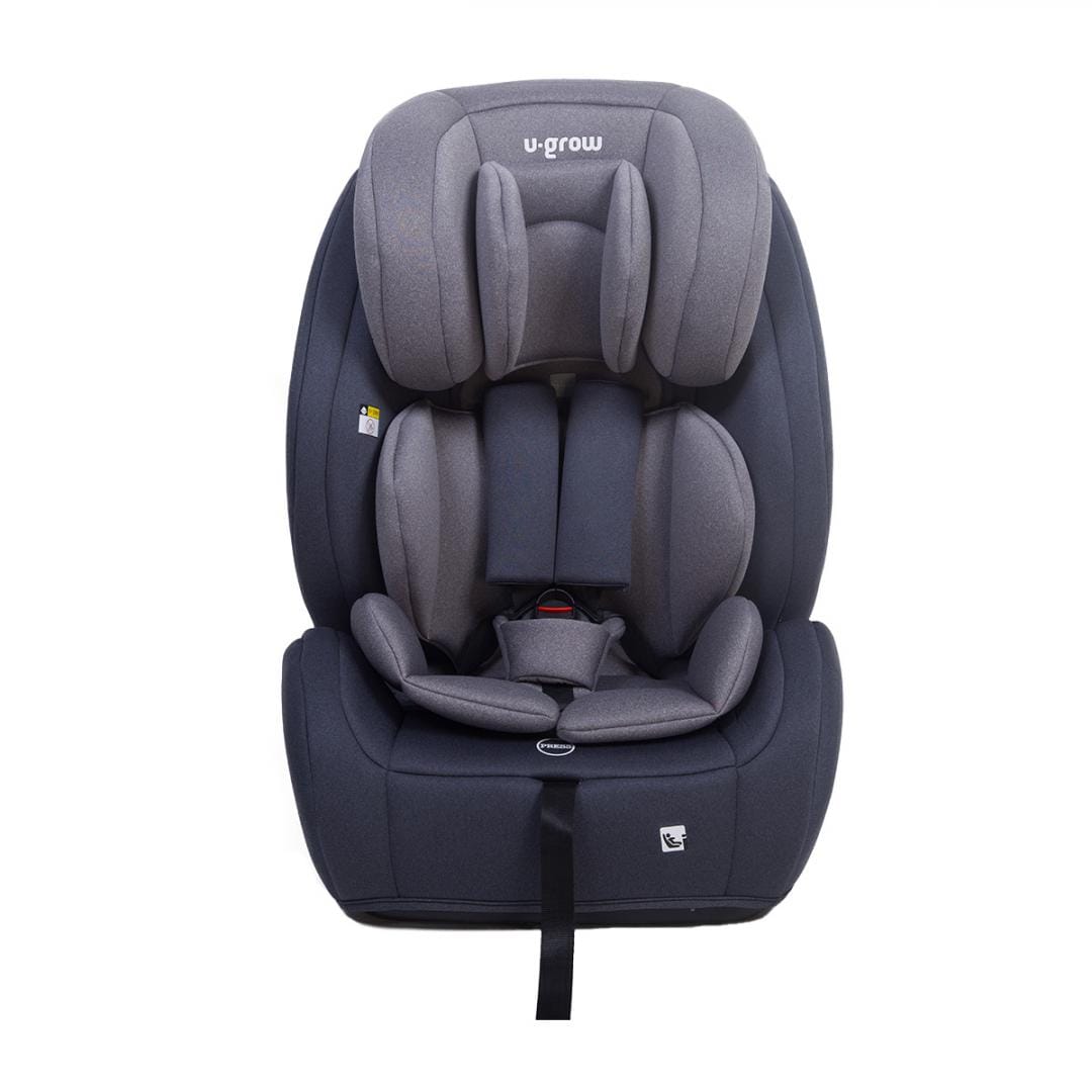 Scaun Auto U-Grow 15 luni-12 ani, ISOFIX, Top Tether, Gri - imagine 2