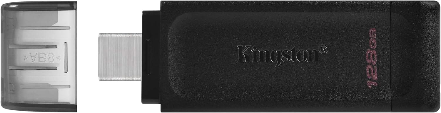 Memorie USB Kingston DataTraveler 70 128GB USB-C Negru - imagine 6