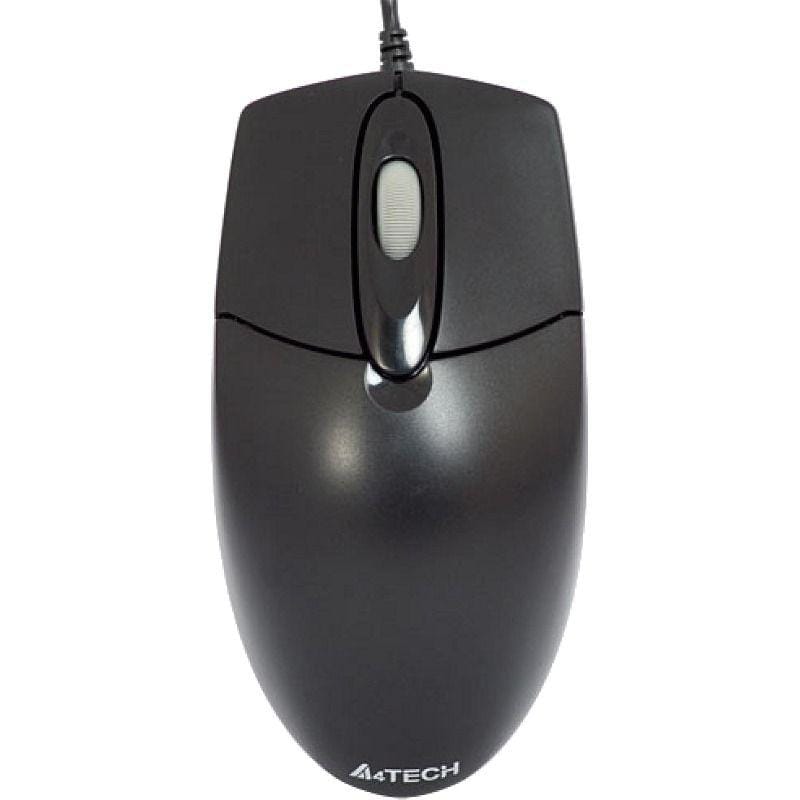 Mouse A4Tech OP-720, USB, 1000 DPI, Negru - imagine 3