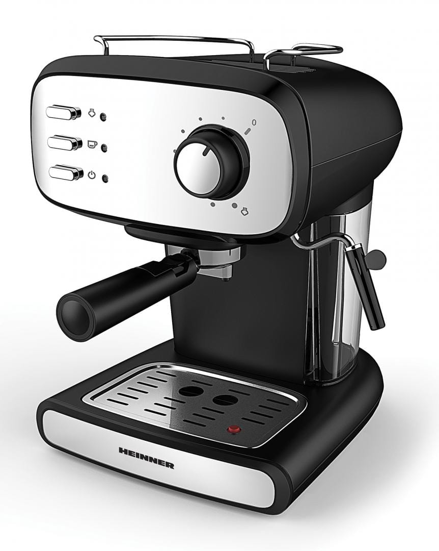 Espressor Heinner HEM-1100BKX, 15 bar, 850W - Cafea Perfectă - imagine 2