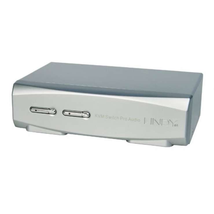 Switch KVM 2 Porturi DisplayPort 1.2 4K, Lindy L39304