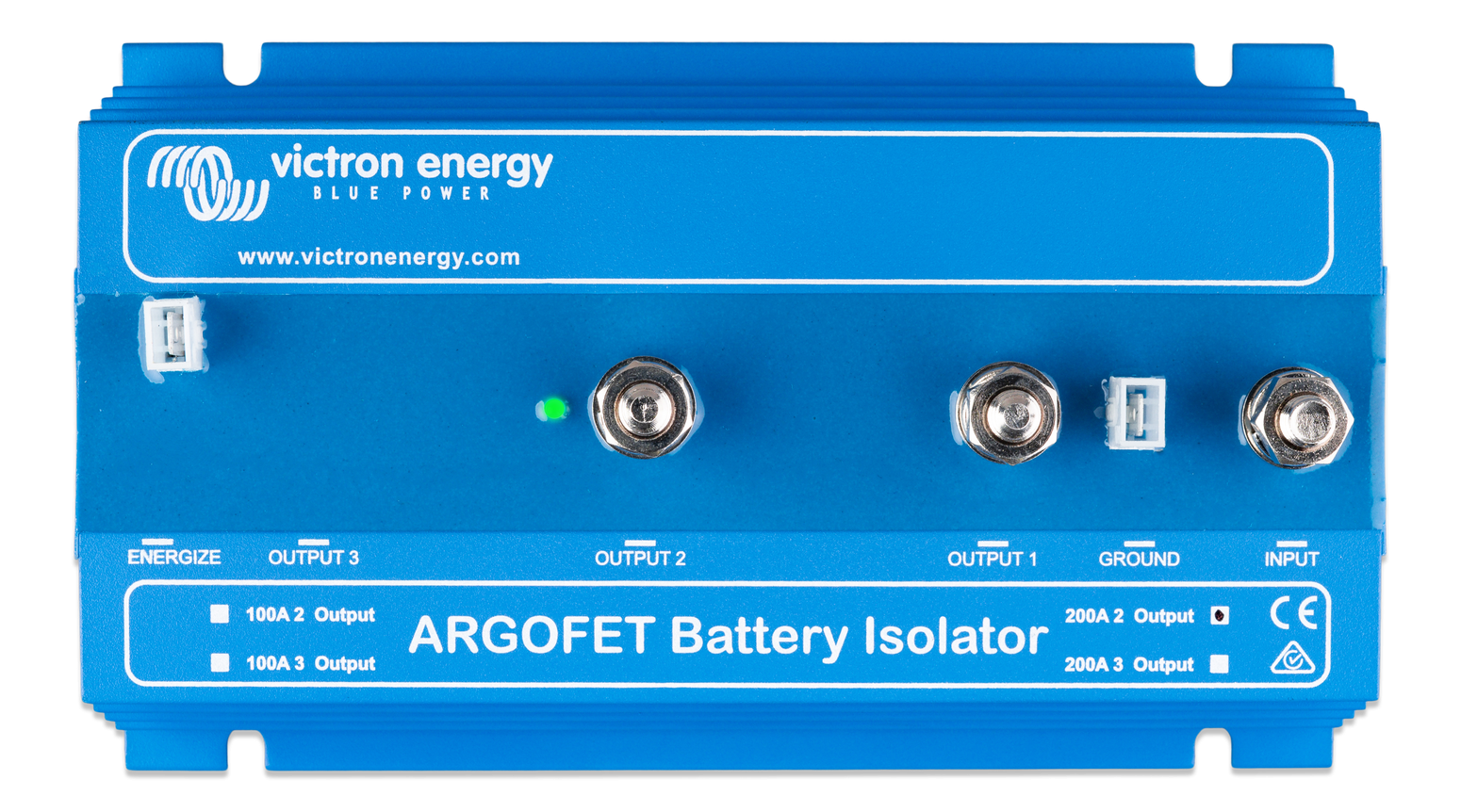 Izolator Baterii Victron Argofet 200A, 2 Ieșiri - imagine 2