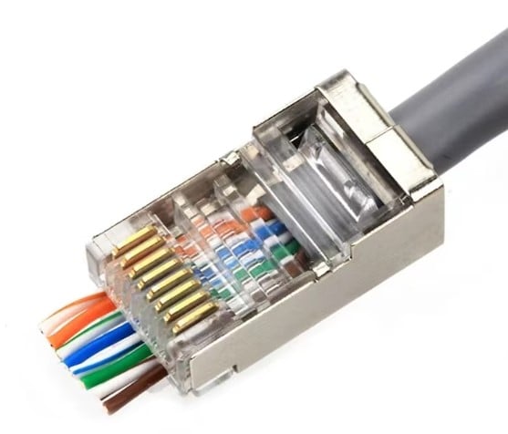 Conector RJ45 CAT5E Pass Through Atu tech